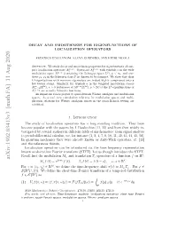 Arxiv:1902.03413V3 [Math.FA]