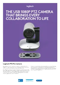 Logitech PTZ Pro Camera