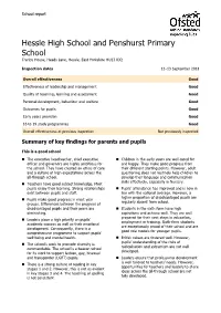 Ofsted Report