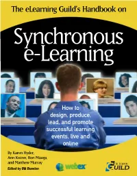 The Elearning Guild's Handbook On