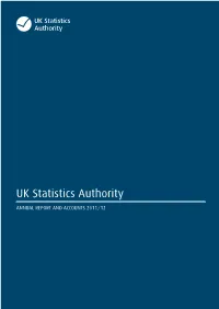 Annual Report & Resource Accounts 2011/12