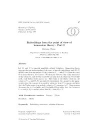Embeddings from the Point of View of Immersion Theory : Part I Michael Weiss