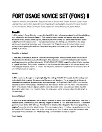 FORT OSAGE NOVICE SET (FONS) II Questions Edited by Joshua Malecki