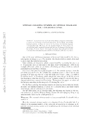 Minimal Coloring Number on Minimal Diagrams for $\Mathbb {Z} $-Colorable Links