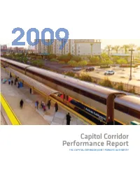 Capitol Corridor Performance Report