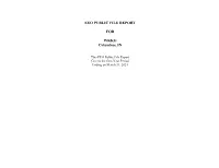 EEO PUBLIC FILE REPORT for WKKG Columbus, IN