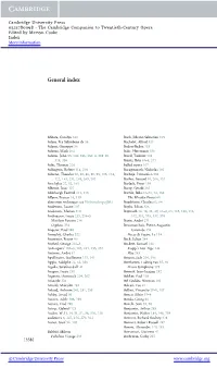 General Index