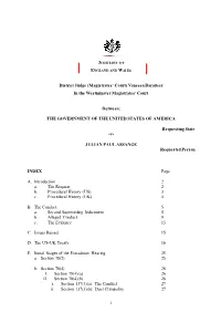 Julian Assange Judgment