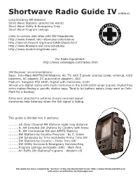 Shortwave Radio Guide IV (Vtb2k.A)