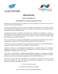 Cattle Hill Connection Agreement
