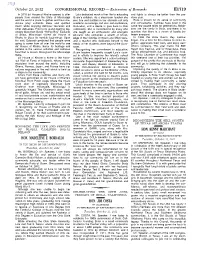CONGRESSIONAL RECORD— Extensions of Remarks E1719 HON