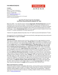 FOR IMMEDIATE RELEASE Iggy Azalea the Great