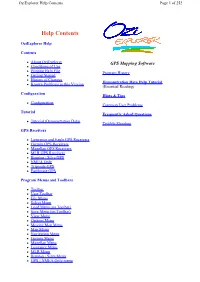 Help Contents Page 1 of 252
