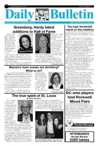 5320 Tables Greenberg, Hardy Latest Additions to Hall of Fame the True