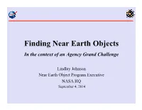 Finding Near Earth Objects