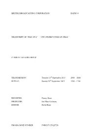 “File on 4” – “Cps: Prosecutors on Trial”