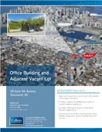 Office Building and Adjacent Vacant