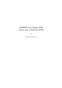 LP2PFS: Um Cliente VFS Linux Para O Sistema LP2P