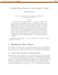 Powerful Water Masers in Active Galactic Nuclei