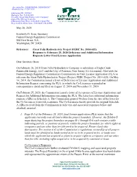 Response to February 25, 2020 Deficiency Notice And