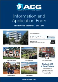 Information and Application Form