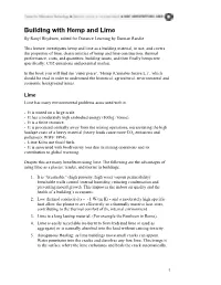 Building with Hemp and Lime by Ranyl Rhydwen, Edited for Distance Learning by Damian Randle