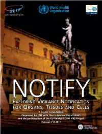 Exploring Vigilance Notification for Organs