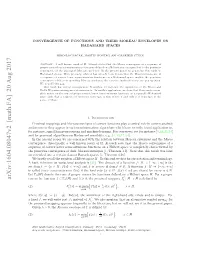Convergence of Functions and Their Moreau Envelopes on Hadamard Spaces 3