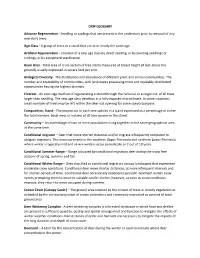 (DRIP) Glossary of Terms
