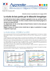 870 000 M3 En 2018 Avec Un Peu Plus De 870 000 M3 En 2018, La Récolte De Bois En Région a Augmenté De 21 % En Trois Ans