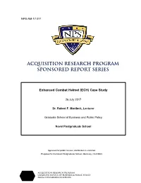 Acquisition Research Program Sponsored Report Series