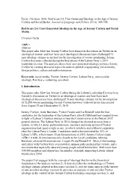 Fuchs, Christian. 2016. Red Scare 2.0: User-Generated Ideology in the Age of Jeremy Corbyn and Social Media. Journal of Language and Politics 15 (4): 369-398