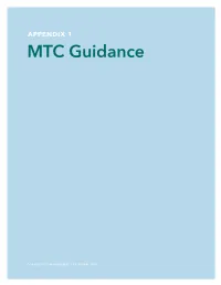 MTC Guidance