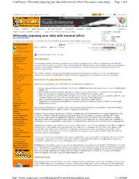 Page 1 of 9 Codeproject: Efficiently Exposing Your Data with Minimal