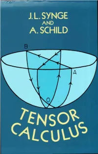 Tensor Calculus-Synge.Pdf