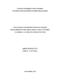 Yangon University of Economics Master of Development Studies Programme