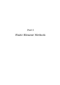 Finite Element Methods