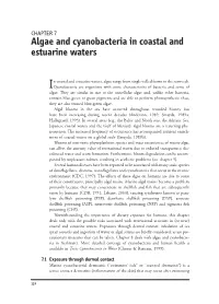 Algae and Cyanobacteria in Coastal and Estuarine Waters