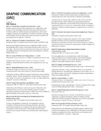 Graphic Communication (GRC) 1