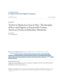 "I's Not So Wicked As I Use to Was:" the Interplay of Race and Dignity In