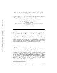 The Dune Framework: Basic Concepts and Recent Developments