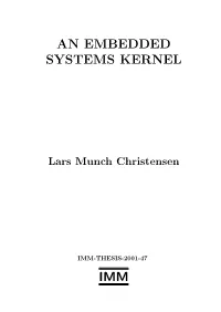 An Embedded Systems Kernel