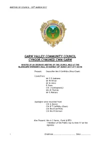 Coity Higher Community Councils Join Together to Attend and Split the Cost