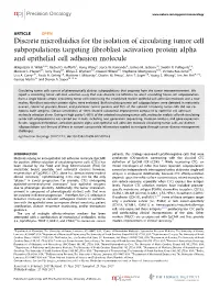 Discrete Microfluidics for the Isolation of Circulating Tumor Cell