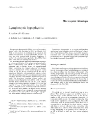 Lymphocytic Hypophysitis