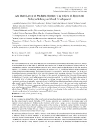 The Effects of Biological Problem Solving on Moral Development
