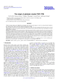 The Origin of Globular Cluster FSR 1758 Fu-Chi Yeh1, Giovanni Carraro1, Vladimir I