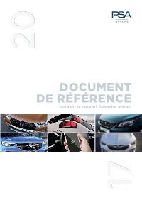 Groupe Psa- Document Deréférence 2017