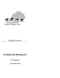 Guideline Booklet
