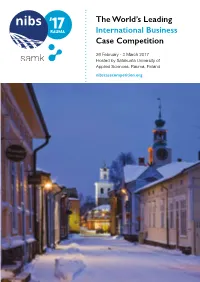 NIBS 2017 Official Program